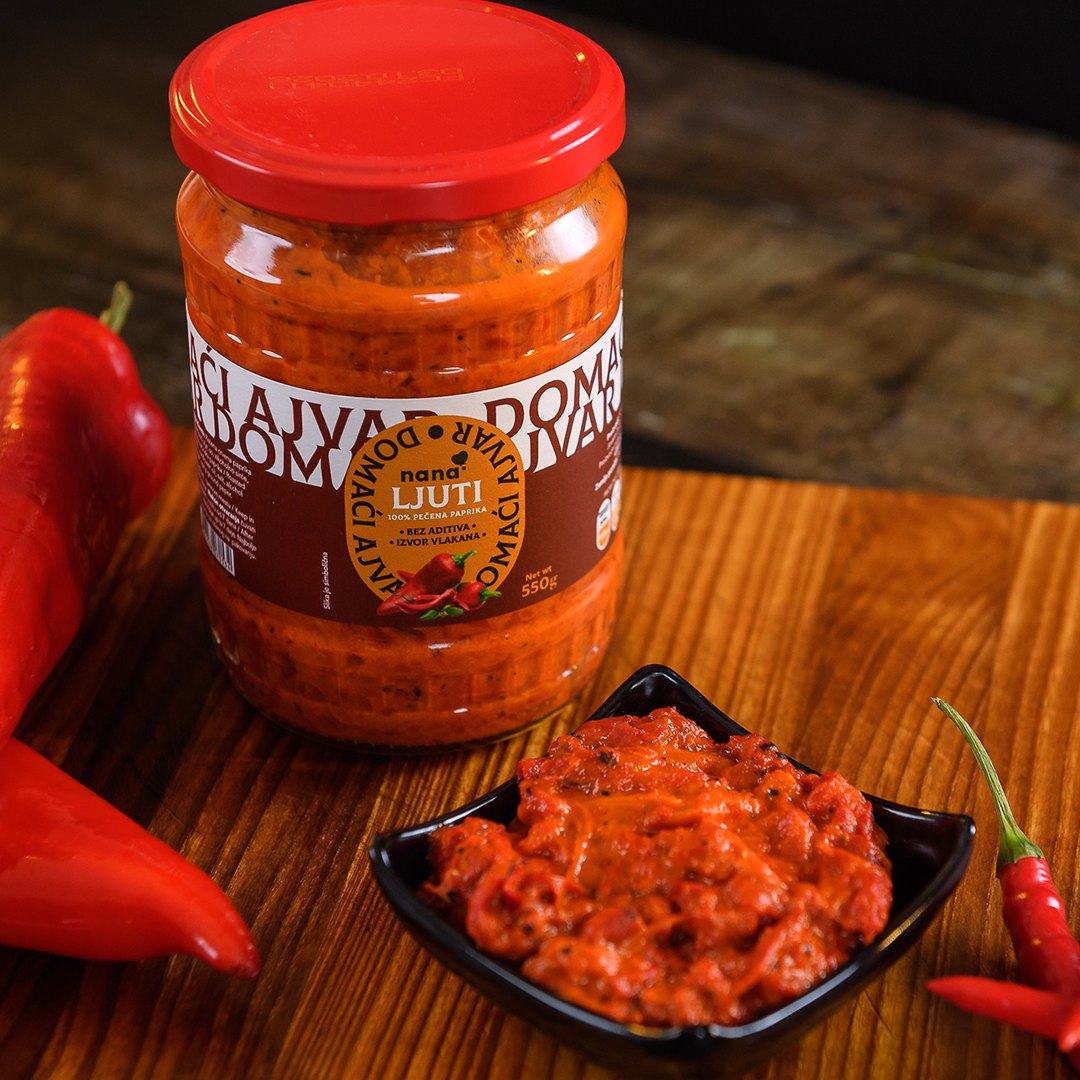 Ljuti Ajvar Domaći - NANA 550g